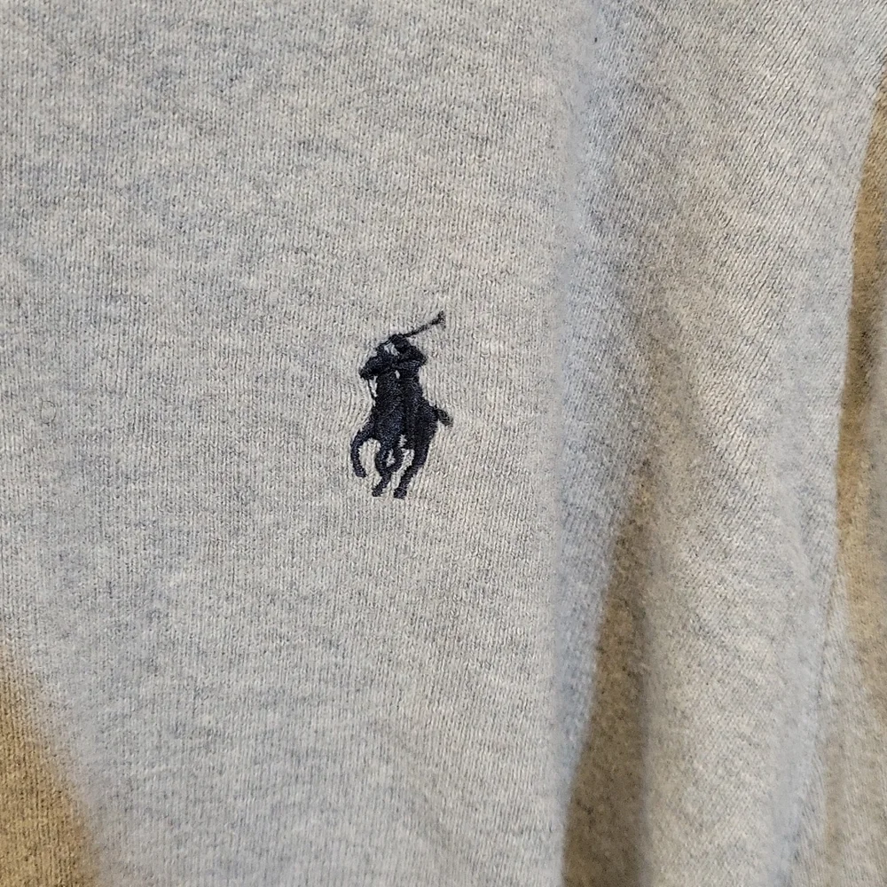 Gray Polo Long Sleeve Shirt